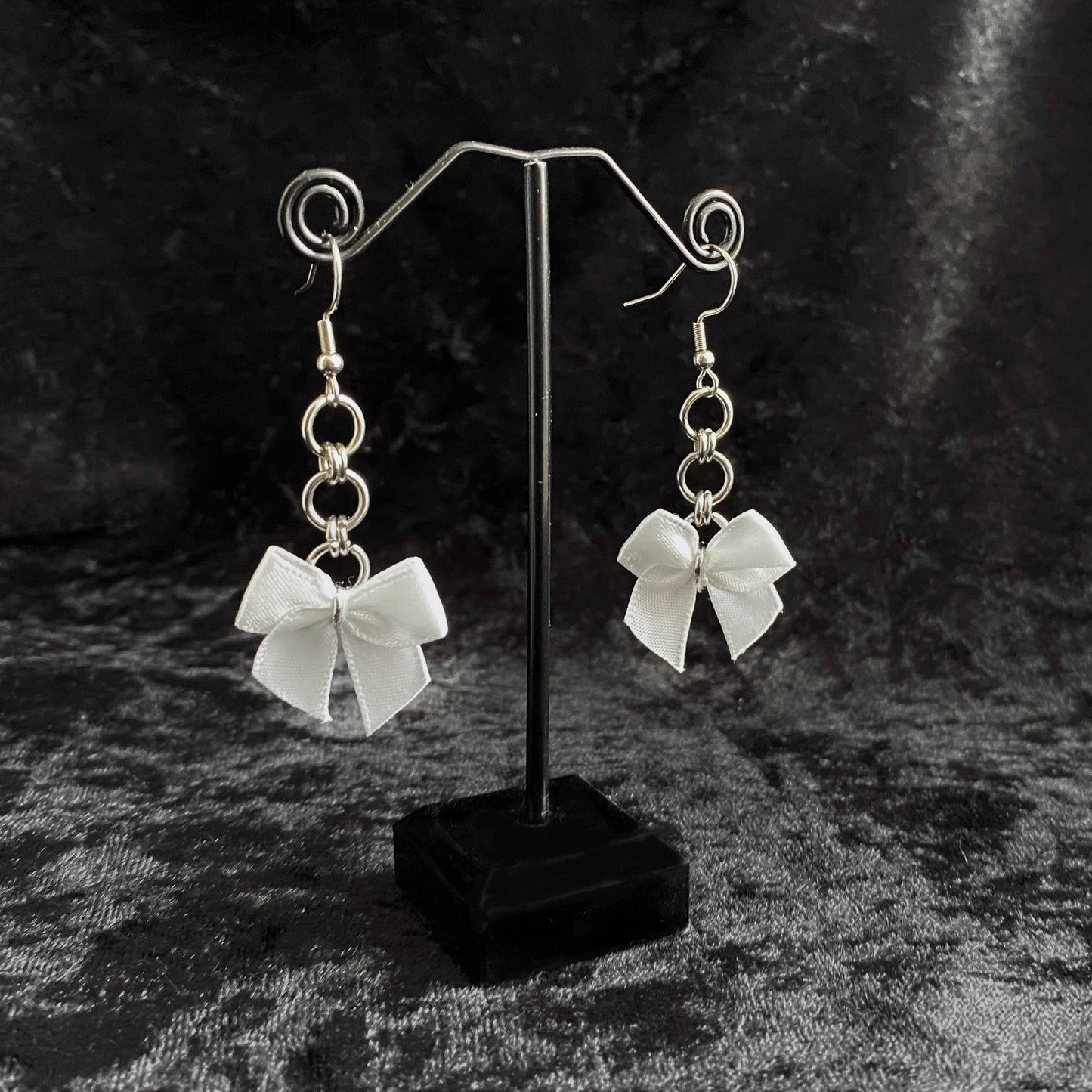 coquette chain earrings